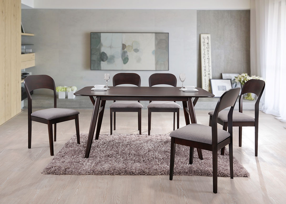 5203 Hannah Dining Set(1+6) - Dining Room - Collection - Ker Global Furniture (M) Sdn Bhd