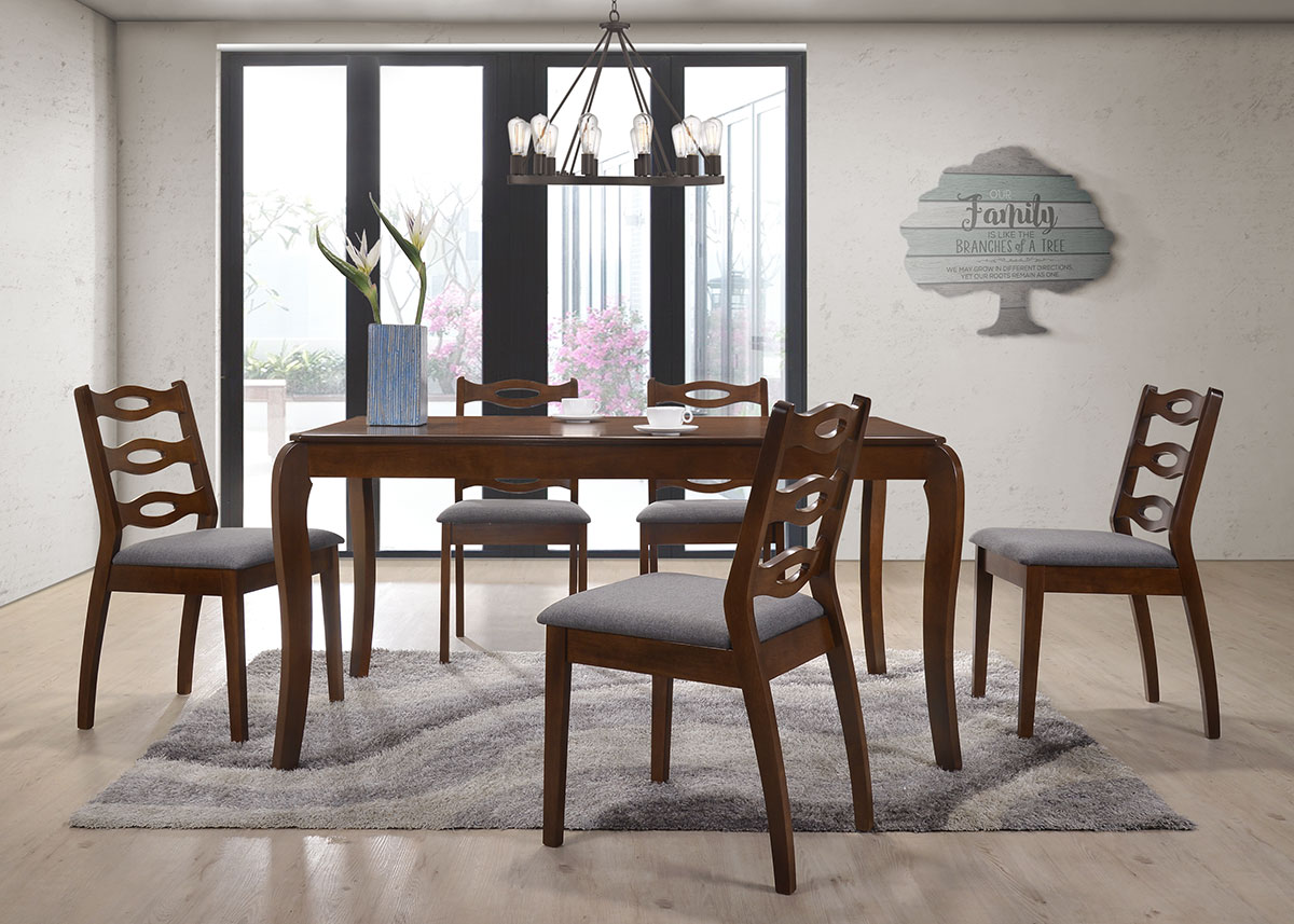 5276 Gladys Dining Set(1+6) - Dining Room - Collection - Ker Global Furniture (M) Sdn Bhd