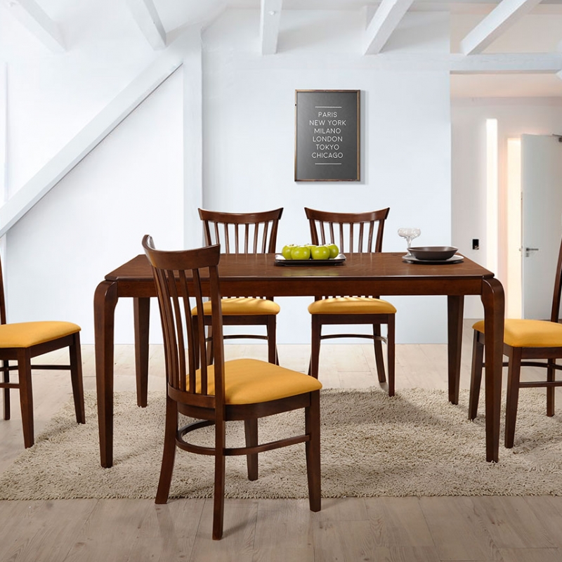 5508 Virginia Dining Set(1+6) - Dining Room - Collection - Ker Global Furniture (M) Sdn Bhd