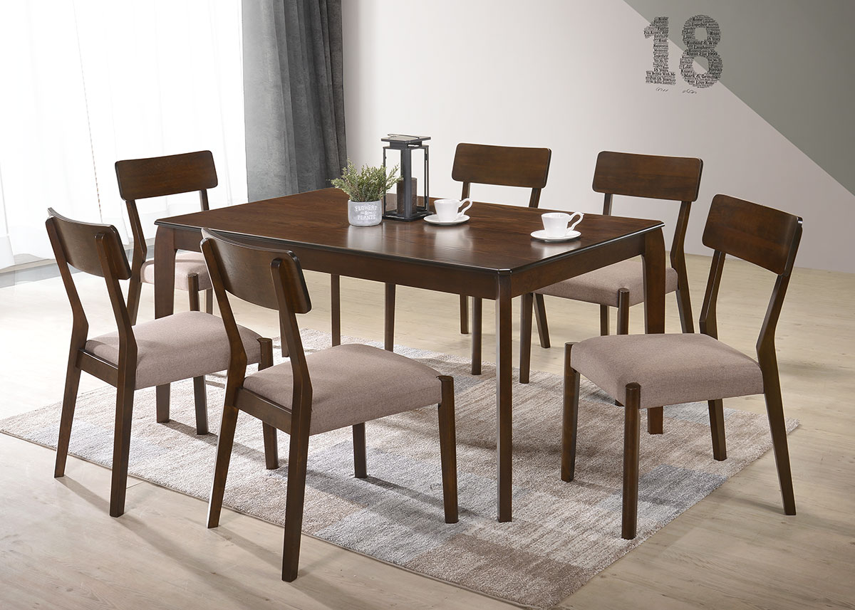 5925 Yolanda Dining Set(1+6) - Dining Room - Collection - Ker Global Furniture (M) Sdn Bhd