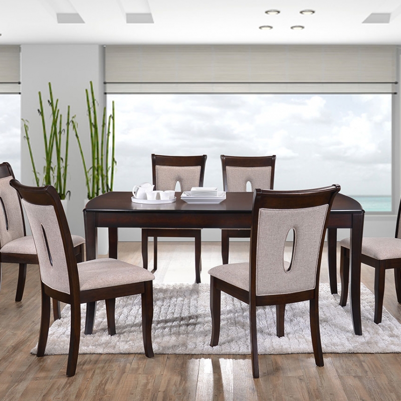 8030 Isabel Dining Set(1+6) - Dining Room - Collection - Ker Global Furniture (M) Sdn Bhd