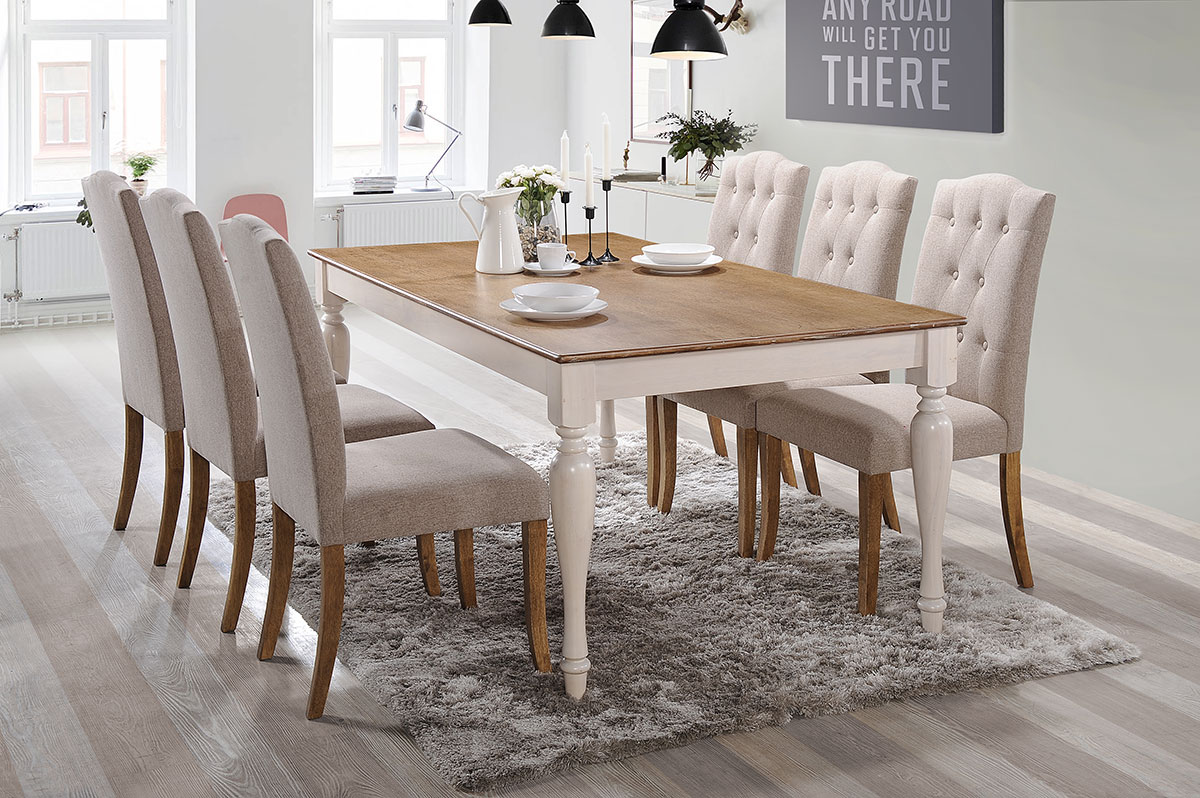 8140 Clark Dining Set(1+6) - Dining Room - Collection - Ker Global Furniture (M) Sdn Bhd