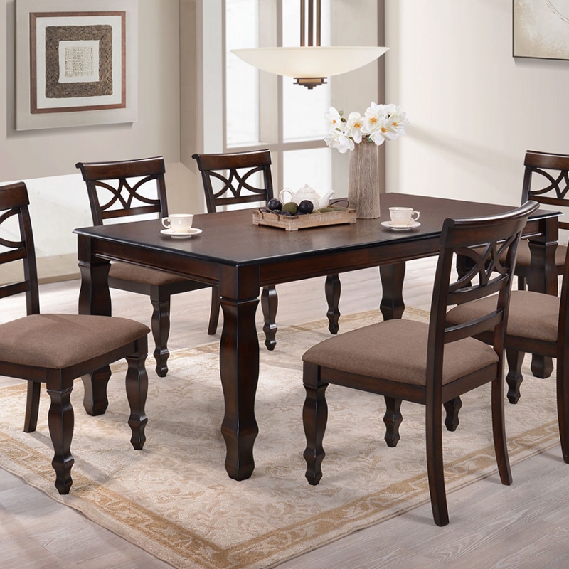 9208 Kaitlyn Dining Set(1+6) - Dining Room - Collection - Ker Global Furniture (M) Sdn Bhd